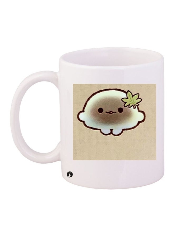 RYN Printed Coffee Mug White/Beige/Green