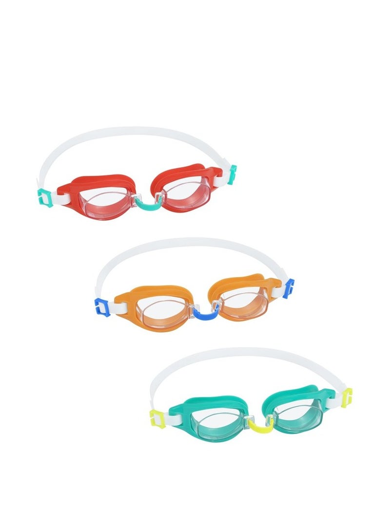 Bestway Colorful Swimming Goggles - 1 Piece, Random Selection, Impact Resistant Lenses - Model 26-21049 - Image 1