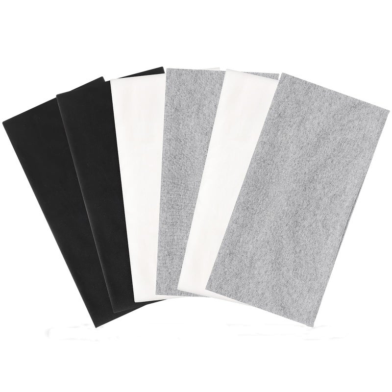 obeoby Cotton Wide Headbands for Workout Yoga, 9.3x4.7inch Non-Slip Headband for Mother's Day Sports Gift Large Thick Head Bands for Running Daily Wear - Image 1