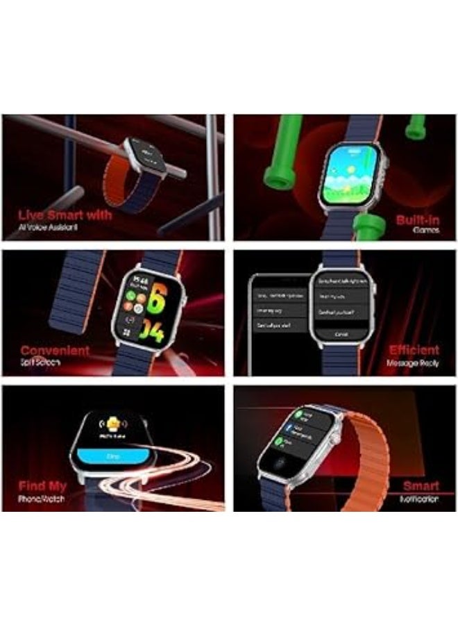 Kieslect Ks Pro Calling Smart Watch Silver - Image 2