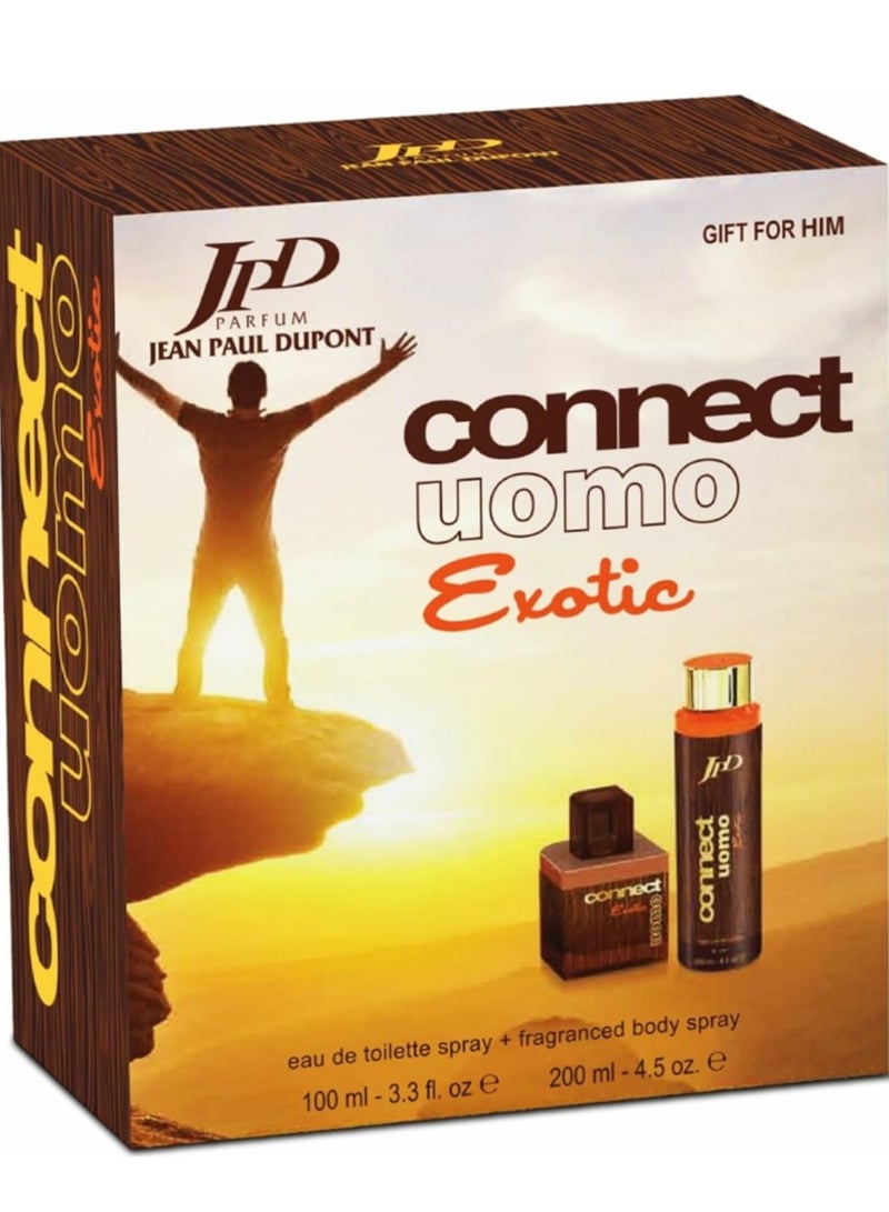 JPD Jean Paul Dupont EDT Scripture 100 ml + Deodorant Spray For Men 200 ml - Image 1