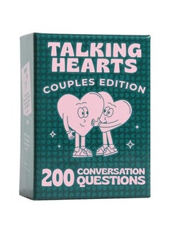 NIBEMINENT Conversation Cards - Couple Card Game for Date Nights & Travel Adventures  Great Valentine's Gift for Couples - 200 Questions & 2 Wild Cards - Dive into Deeper Bonds!  - Image 1