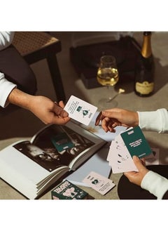 NIBEMINENT Conversation Cards - Couple Card Game for Date Nights & Travel Adventures  Great Valentine's Gift for Couples - 200 Questions & 2 Wild Cards - Dive into Deeper Bonds!  - Image 5