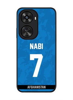 Stylizedd Rugged Black edge case for Huawei nova 12 SE / Huawei nova 11 SE 4G, Slim fit Flexible Thin Cover - Team Afghanistan Mohammad Nabi, Jersey No 7  - Image 1