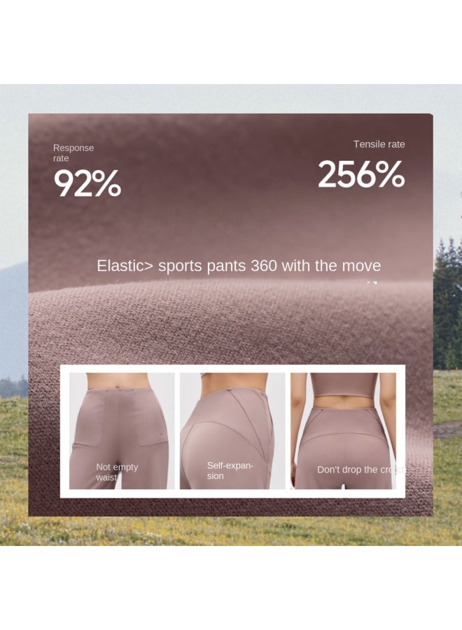 SKIN Friendly High-elasticity Wide-leg Pants】women's Sun Protection High-waist Slimming Draped Versatile Sportswear Commuter Pants - Image 5