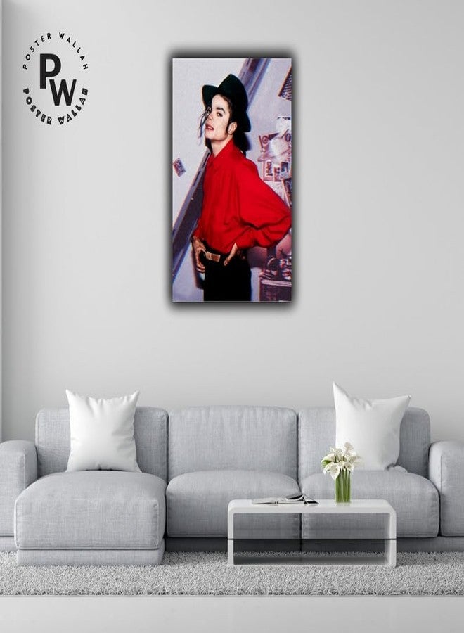 POSTER WALLAH Michael Jackson Poster for Home Office and Student Room Wall | Aesthetic Poster | Wall Decor MCHLJCKSN04 (18X12 inch) - Image 2