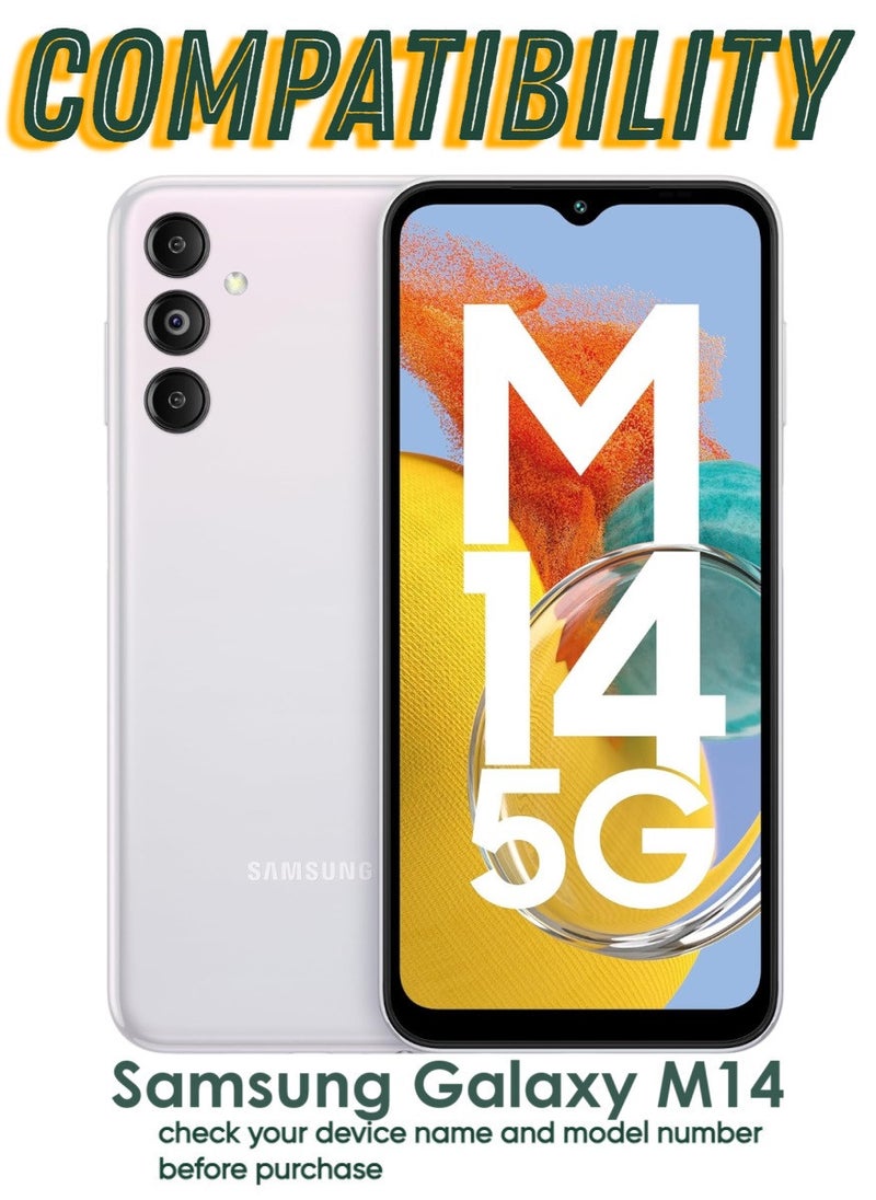 ACLIX 5 Pieces Antistatic ESD Dustproof Premium Quality High Definition Tempered Glass Screen Protector Designed For Samsung Galaxy M14 - Image 3