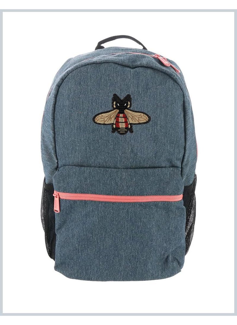Artist Unknown - Honey Bee Flying Insect Applique Embroidered Sew-on Patch ; Size: 16cm x 13cm for Jackets, Bags, T-Shirts, Jeans, Pants, Outdoor Clothing ; Imported from Malaysia (1 Piece). (Code: M-45) - Image 1