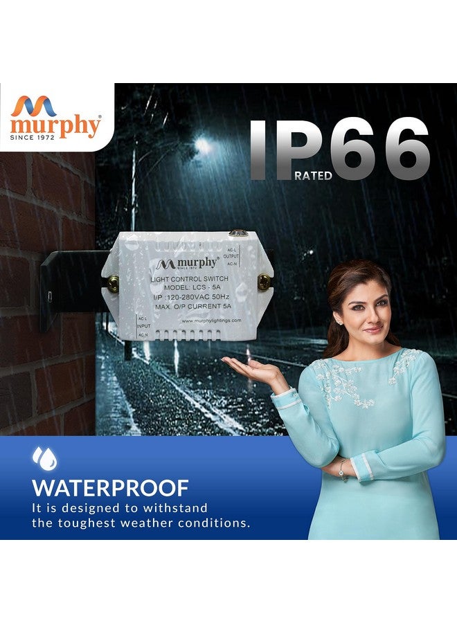 Murphy Waterproof 220 V Auto Day/Night ON/Off Photocell, LDR Sensor Switch for Lighting : Pack of 3 - Image 5
