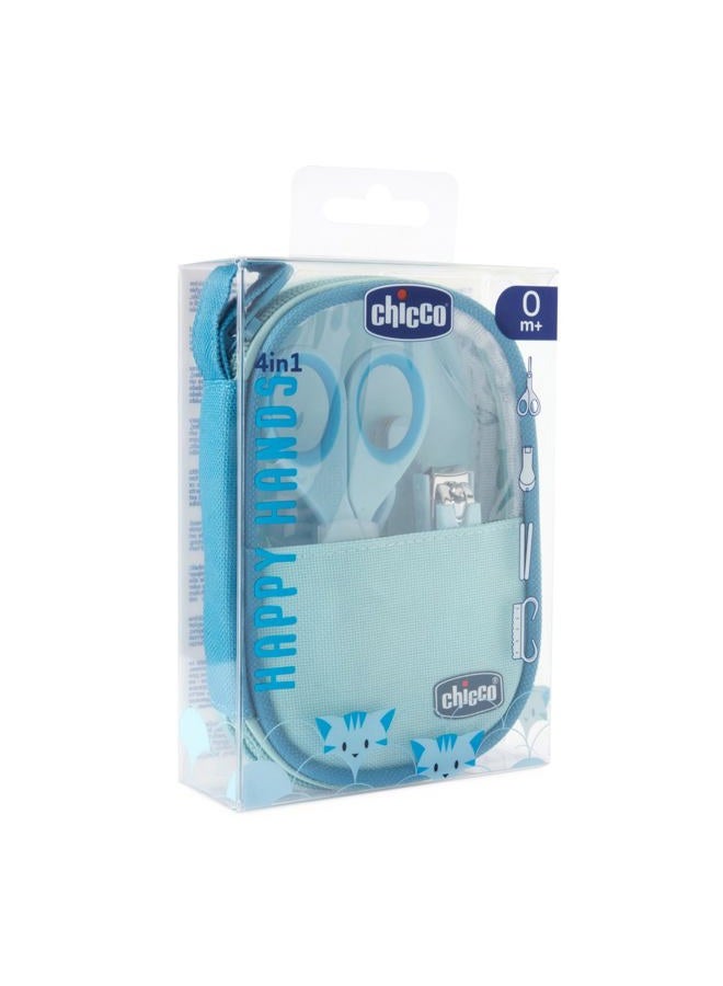 chicco Happy Hands My First Manicure Set Suitable from Birth, Blue, one Size - Image 1