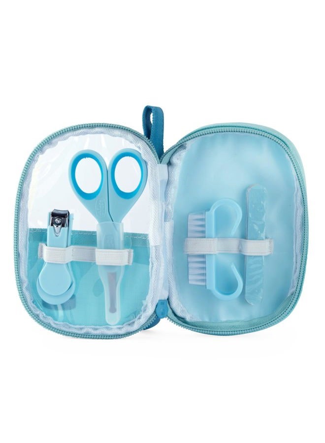 chicco Happy Hands My First Manicure Set Suitable from Birth, Blue, one Size - Image 2