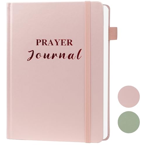 Zorblinx Pink Prayer Journal for Woman - Bible Journal with Prompts, Verse and Scripture - Devotional & Guided Journal for Women and men, 60 Weeks Bible Study Journal for Christians - Image 1