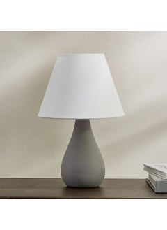 Home Box Marbella Ceramic Table Lamp with Fabric Shade 28.5 cm  - Image 1
