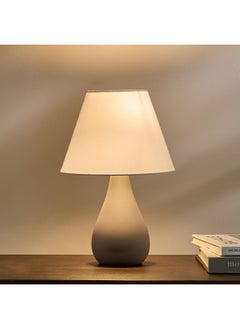 Home Box Marbella Ceramic Table Lamp with Fabric Shade 28.5 cm  - Image 2