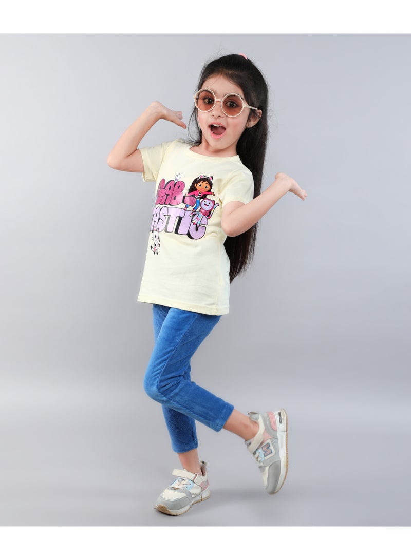 غابيز دول هاوس بيت الدمية غابي - تي شيرت للبنات - Image 3