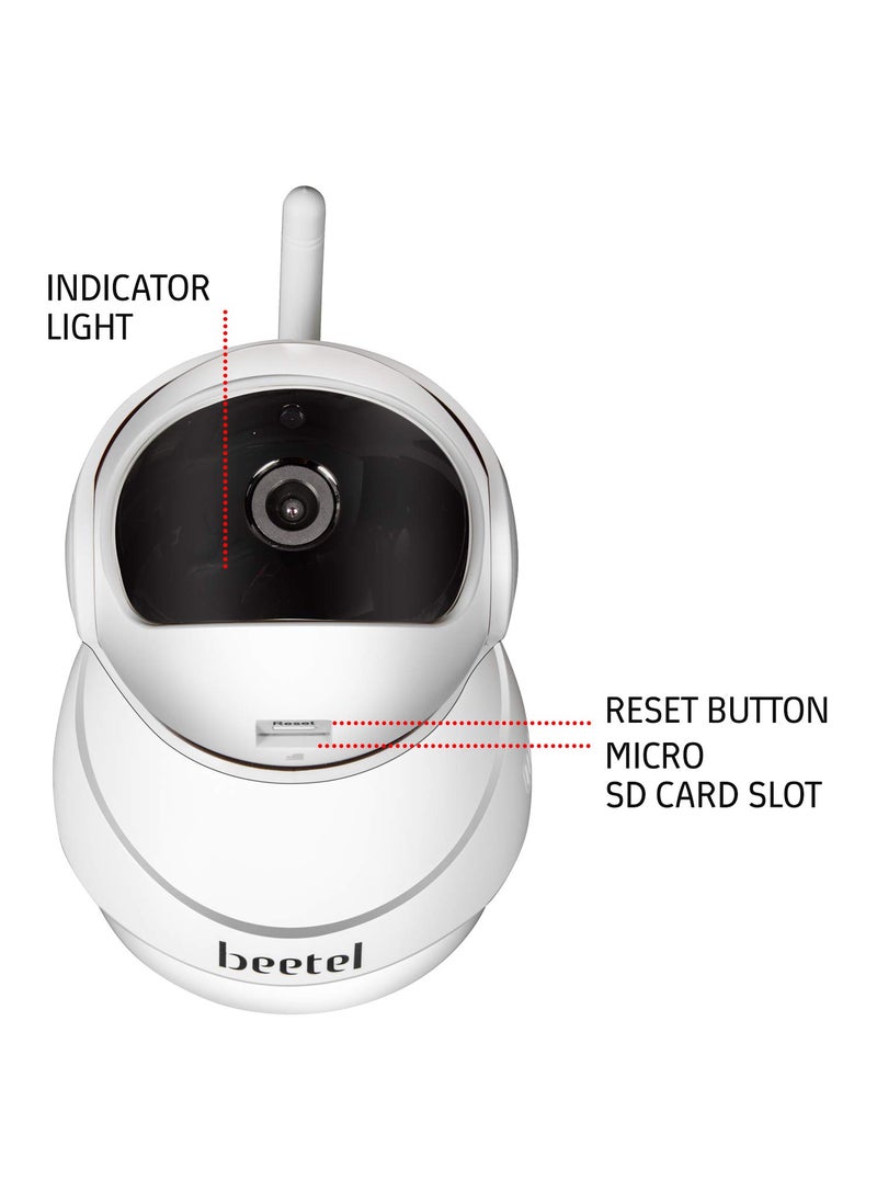 Beetel - Beetel (Airtel) 360° Smart Home Security Camera, Full HD Picture 1080p, Infrared Night Vision, 360° Panorama View, 2 Way Talk Back, Motion Detection, Cloud Storage or SD Card, Access Anywhere on App - Image 1