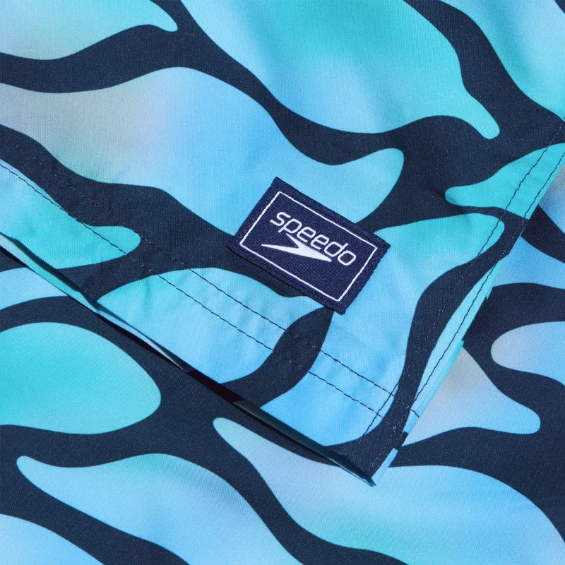 speedo Men's Digital Printed Leisure 16-Inch Swimming Shorts