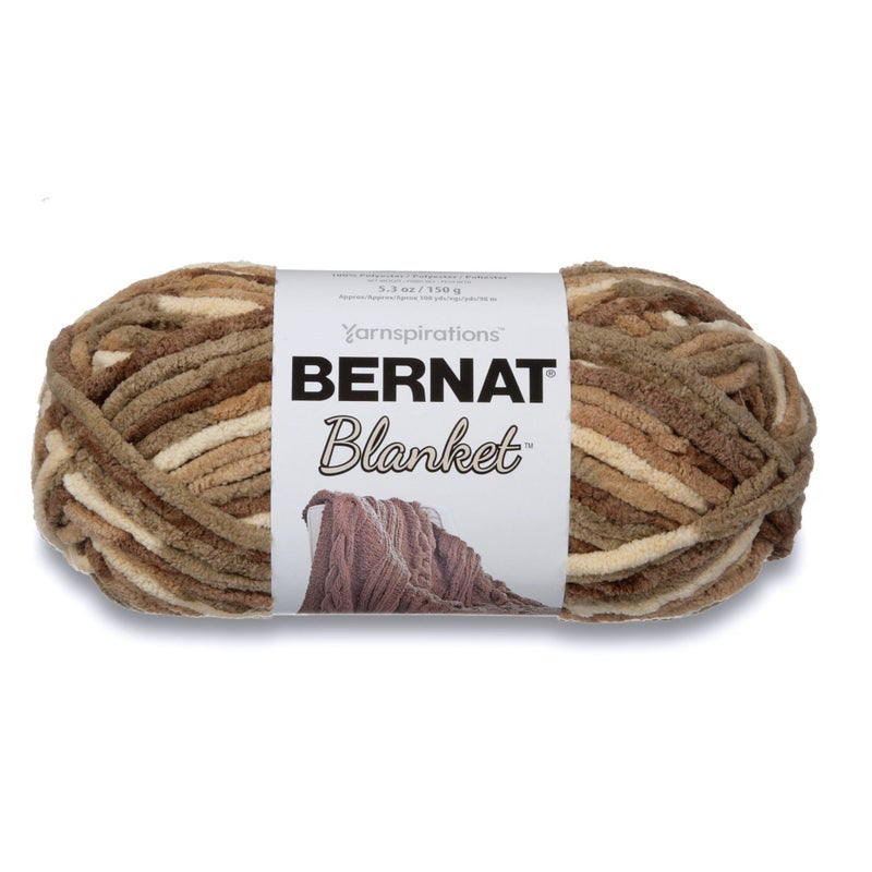 Bernat Blanket Super Bulky Yarn, 5.3oz, Guage 6 Super Bulky, Sonoma - Image 4
