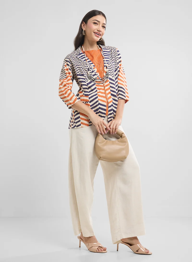 Biba Printed Jacket With Inner