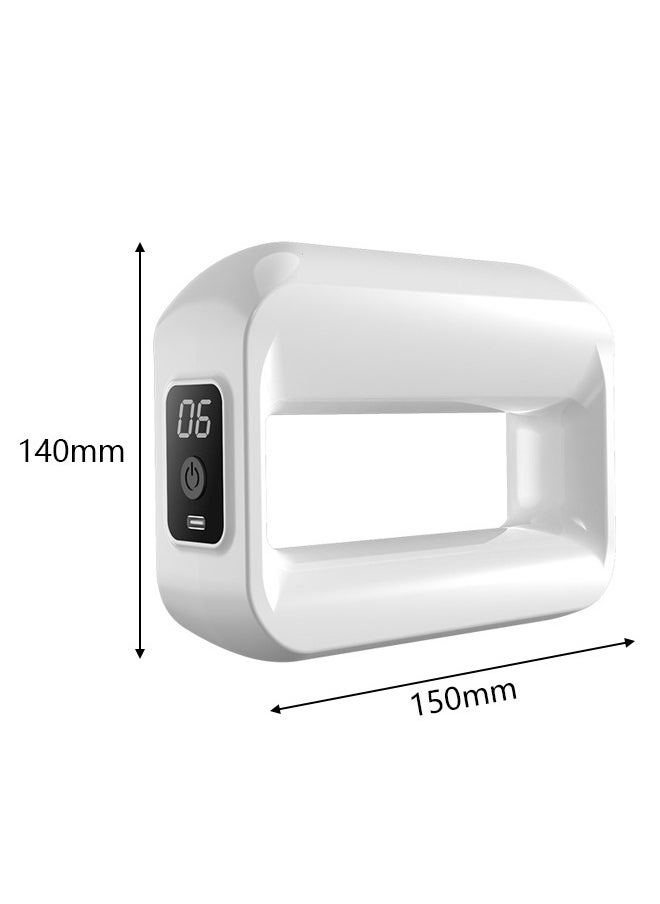 Occuwzz - Cordless Handheld Percussion Massager Ring for Muscle Pain Relief with 6 Percussion Frequencies and 3 Speed ​​Modes - Image 1