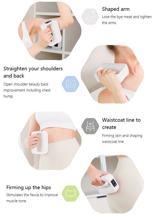 Occuwzz - Cordless Handheld Percussion Massager Ring for Muscle Pain Relief with 6 Percussion Frequencies and 3 Speed ​​Modes - Image 1