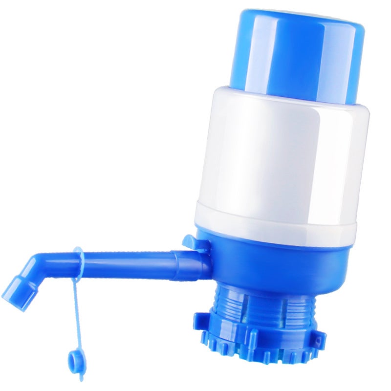 Barrel Water Pumper Water Discharger Household Pure Water Barrel Pressure Water Pump Big Barrel Water Dispenser Hand Pressure Water Absorber Blue and white (color box) Blue and white (color box)