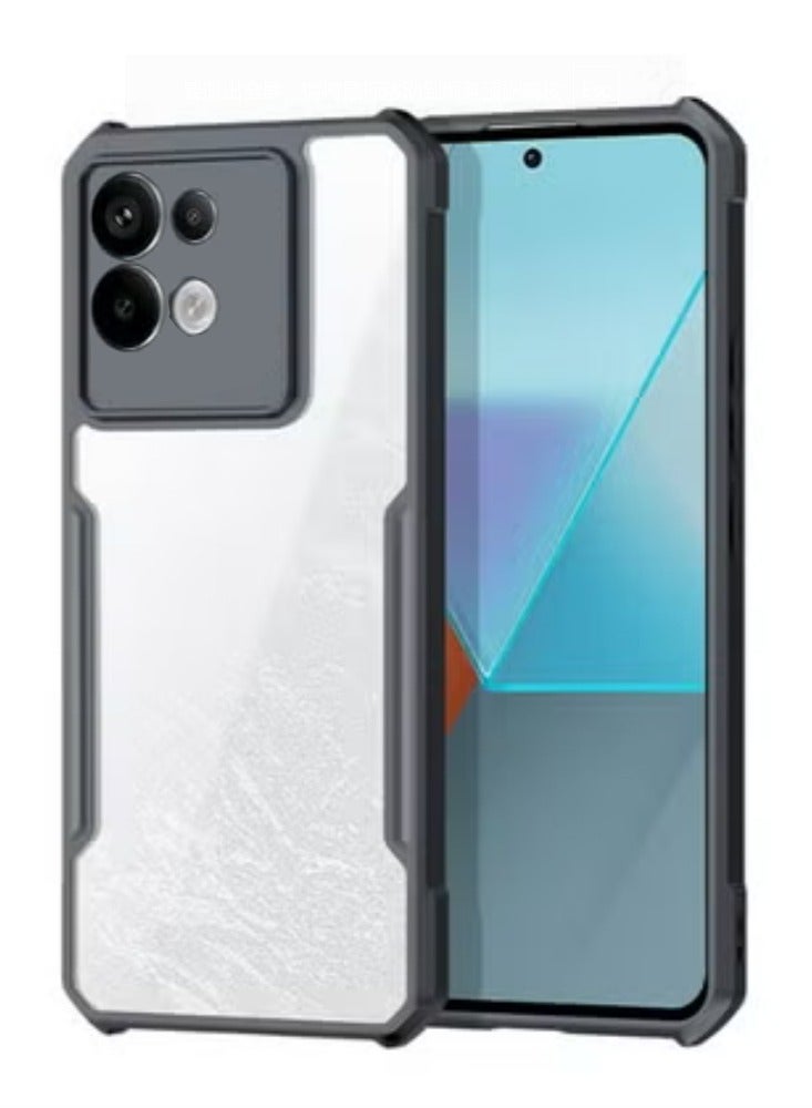 موتورولا حافة 50 5G حالة الهاتف المحمول ، رقيقة جدا وخفيفة الوزن ، لينة تبو الوفير ، الاكريليك شفافة الغطاء الخلفي موتورولا حافة 50 5G - Image 1