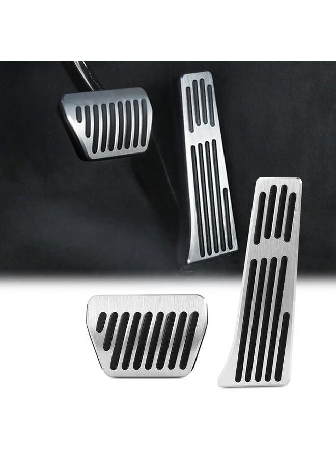 AT MT Anti Slip Brake Accelerator Pedal Covers 2PCS For BMW 1 2 3 4 5 6 7 Series X5 X6 X7 - Image 4