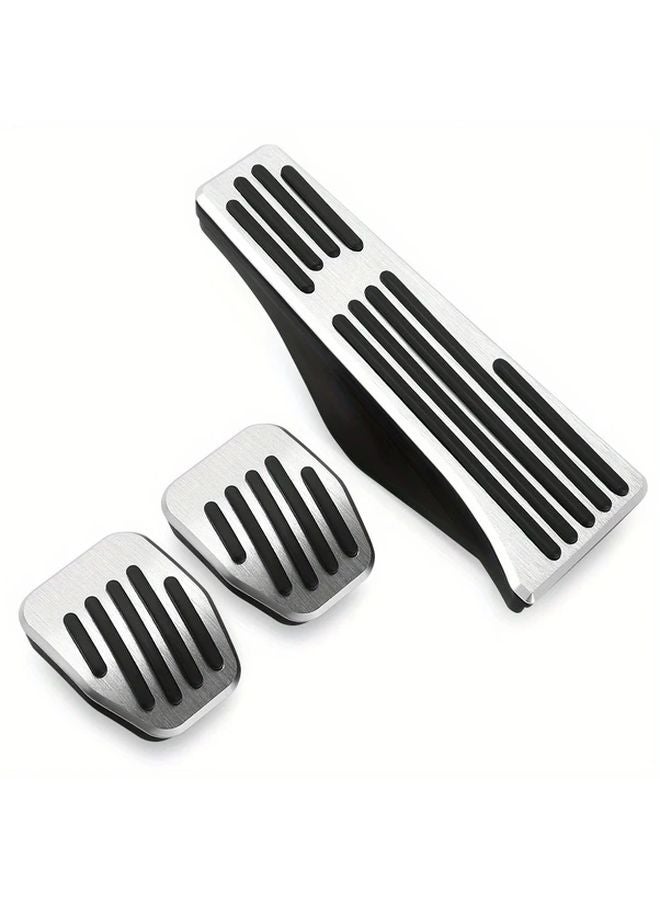 AT MT Anti Slip Brake Accelerator Pedal Covers 2PCS For BMW 1 2 3 4 5 6 7 Series X5 X6 X7 - Image 1