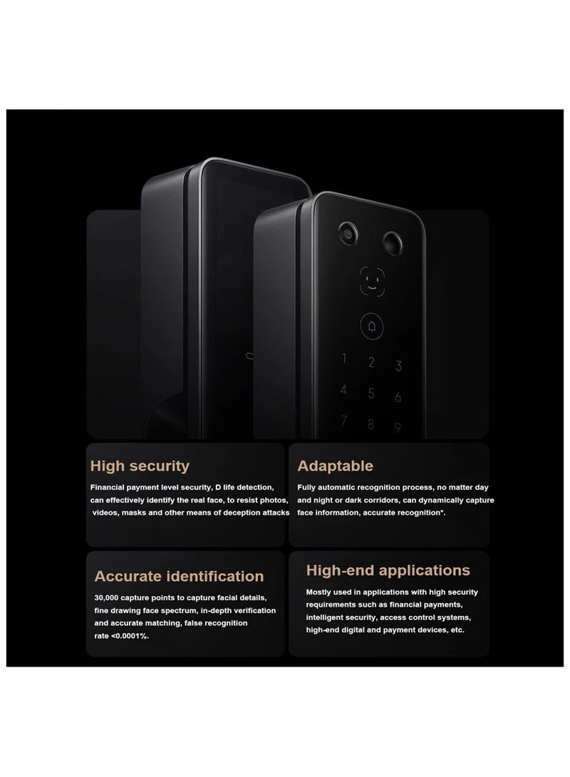 Xiaomi Xiaomi Smart Door Lock M20 Pro AI 3D Face Recognition Door Lock Visual Large Screen Smart Home Fingerprint Door Lock  - Image 4