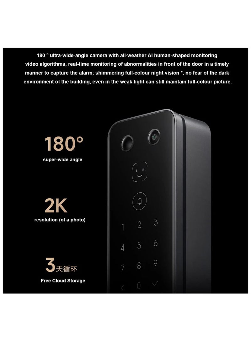 Xiaomi Xiaomi Smart Door Lock M20 Pro AI 3D Face Recognition Door Lock Visual Large Screen Smart Home Fingerprint Door Lock  - Image 5
