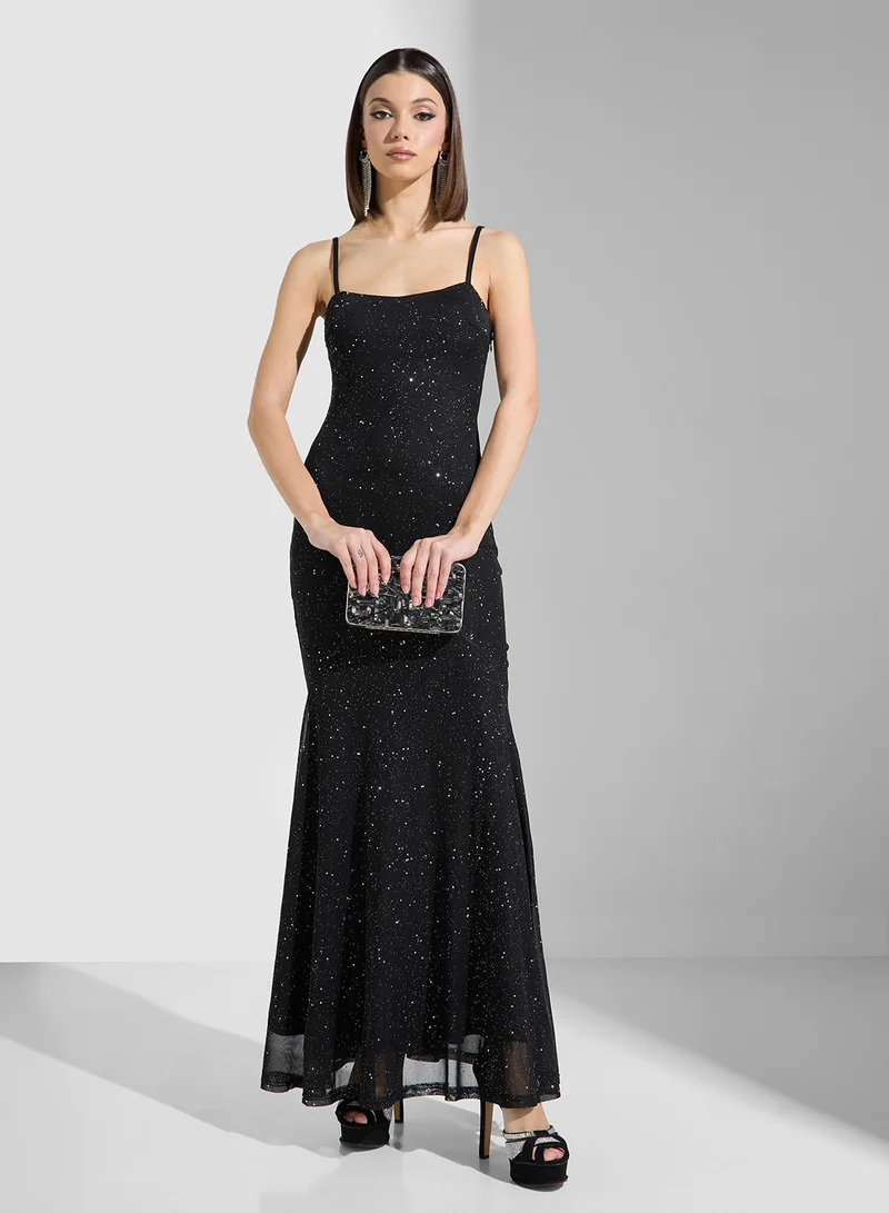 Ella Limited Edition Strappy Shimmer Bodycon Dress