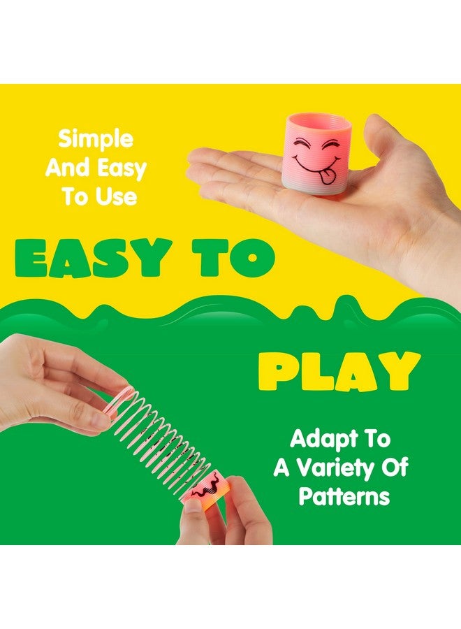 JOYIN 30 Pcs Spring Rainbow Party Favor, Mini Plastic Coil Spring Toy, Fidget Stress Coil Mini Springs Bulk Toys for Carnival Prize Birthday, Goodie Bag Stuffers - Image 4