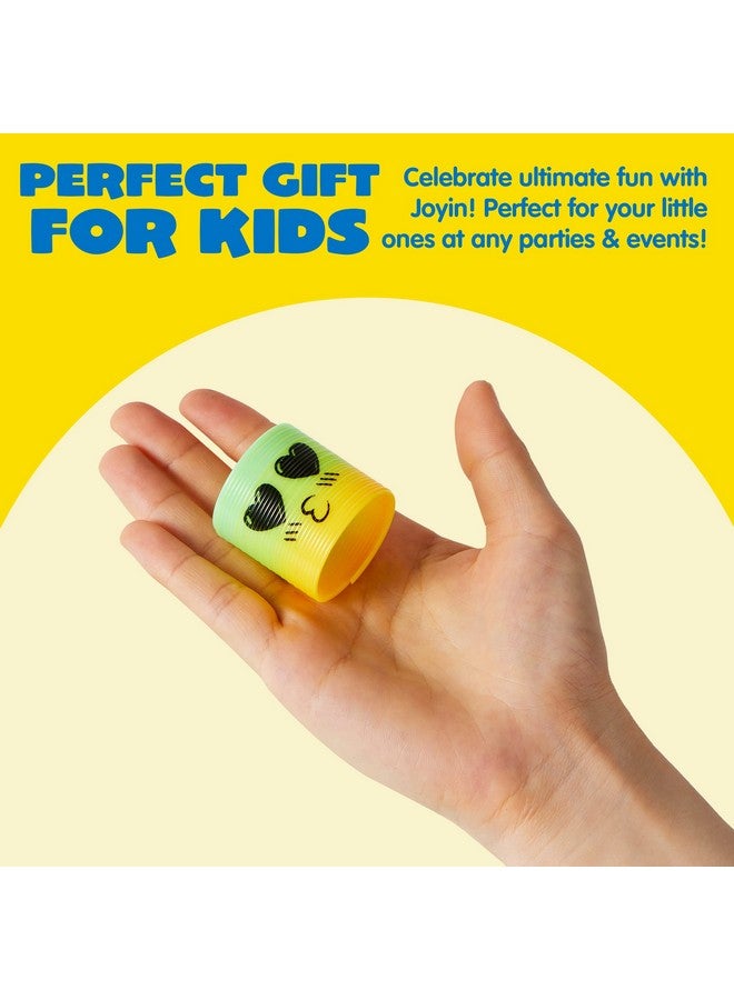 JOYIN 30 Pcs Spring Rainbow Party Favor, Mini Plastic Coil Spring Toy, Fidget Stress Coil Mini Springs Bulk Toys for Carnival Prize Birthday, Goodie Bag Stuffers - Image 5