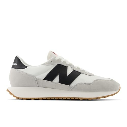 New Balance Men's 237 V1 Sneaker, White/Brighton Grey/Black, 12 - Image 3