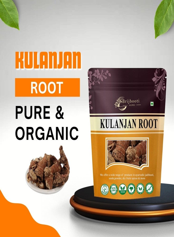 BrijBooti Kulanjan Root 100 Gr - Paan Jadd - Kulinjan - Alpinia Galanga Wild - Siamese Ginger - Thai Ginger | FSSAI, GMP, ISO Certified - Image 4