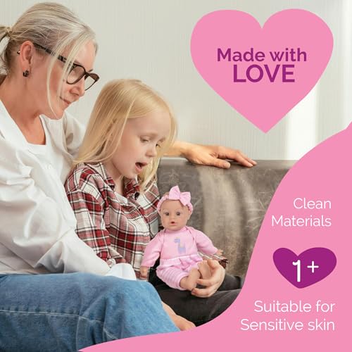 Adora Sweet Baby - 11” Soft & Cuddly Baby Doll, Realistic Features, Gentle Scent, Machine Washable, Lightweight & Easy to Hold | Adorable Playmate (Girl Dino) - Image 4