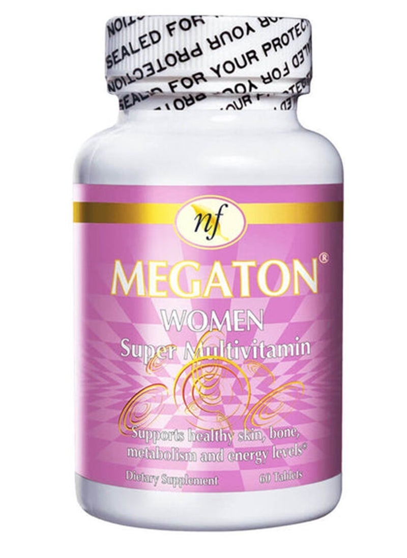 Natural Fervor - Megaton Women Super Multivitamin 60 Tablets - Image 1