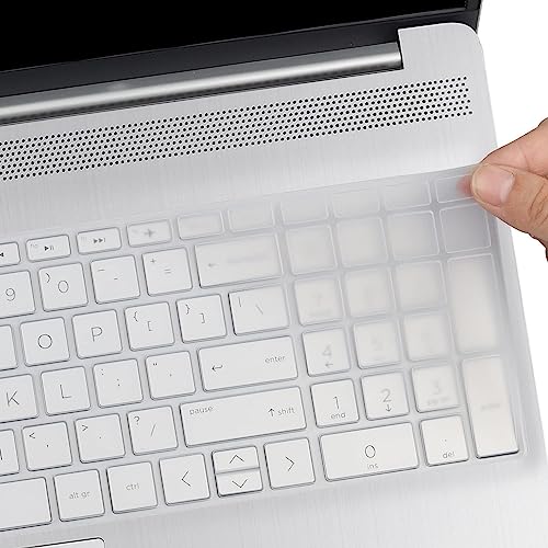 Saco Laptop Keyboard Cover Fit for 15.6 inch HP 15s-fq 15s-er Series 15s-FQ5007TU | 15s-FQ5111TU | 15s-FQ5112TU | 15s-FQ5190TU | 15s-FQ2673TU | 15s-FQ2717TU | 15s-FQ3071TU | 15s-er1501AU -Transparent - Image 5