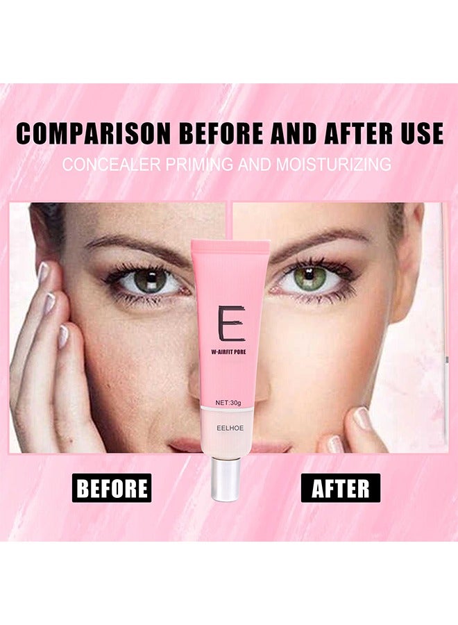 EELHOE W-Airfit Pore - Light Moisturizing Makeup Concealer, Pre-Makeup Cream, Concealer Invisible Pores 30g - Image 2