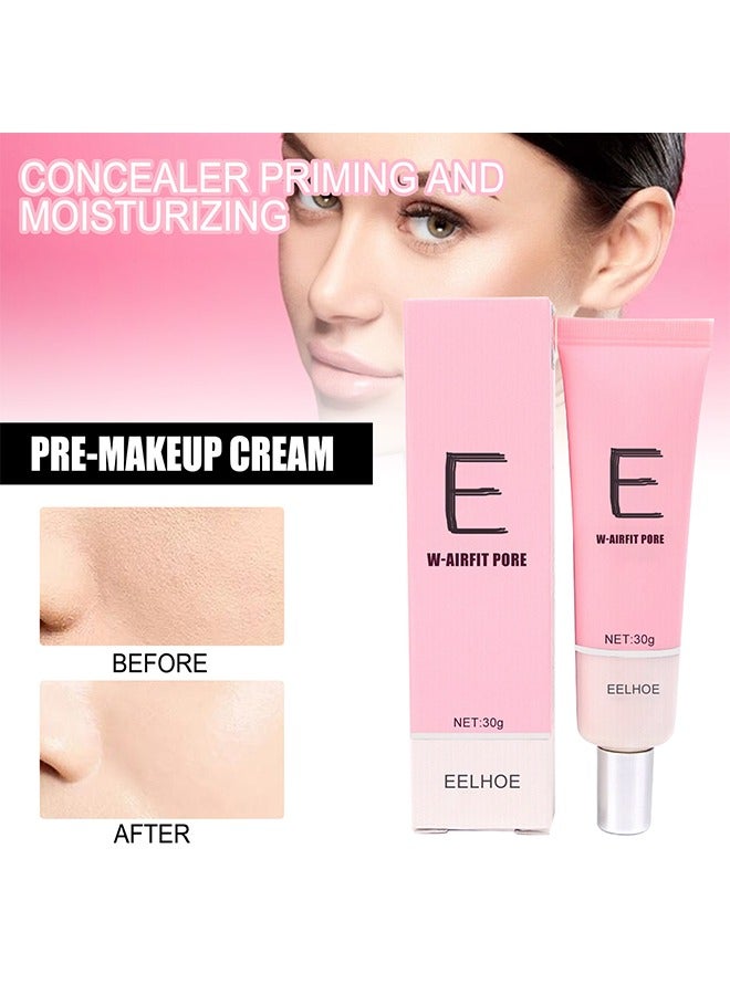 EELHOE W-Airfit Pore - Light Moisturizing Makeup Concealer, Pre-Makeup Cream, Concealer Invisible Pores 30g - Image 4