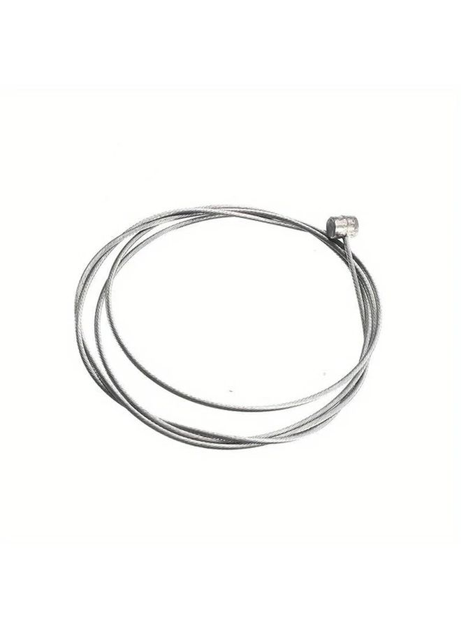 74 8 Inch Silvery Throttle Cable Nylon Braided Pipe With Screw Adjuster Guide - Image 4