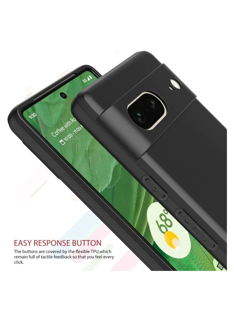 ماركة غير محددة - جراب لهاتف Google Pixel 8 Slim Fit ، غطاء مرن ناعم من البولي يوريثان الحراري بلمسة نهائية غير لامعة ، جراب مضاد للخدش وغطاء مرن مضاد لبصمات الأصابع ، أفضل حماية للكاميرا متوافقة مع Google Pixel 8 - Image 1