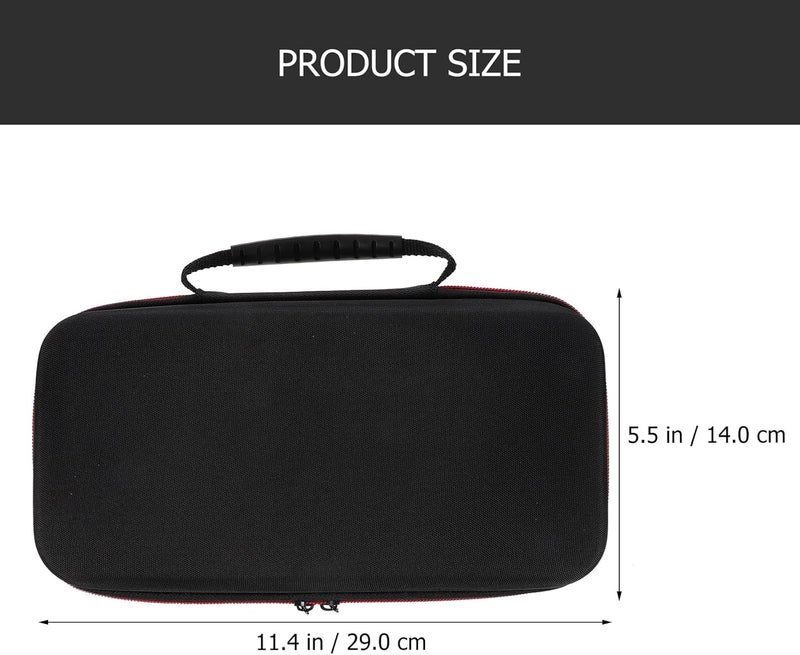 VICASKY Dual Microphone Storage Case Eva Shockproof Protective Carrying Bag with Zipper, Large-capacity Portable Mic Pouch for Mic Travel and Audio Equipment - Image 2