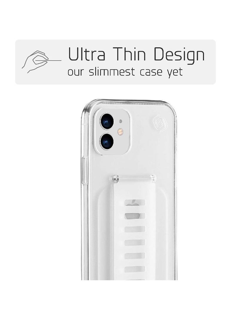 جينيكست - جراب Grip2ü رفيع شفاف لهاتف iPhone 12 Pro Max | أنيق وخفيف الوزن وشفاف للأسلوب اليومي - Image 1