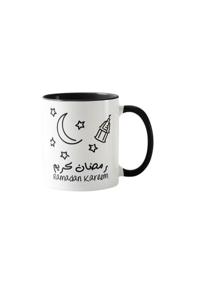 RYN Ramadan Kareem White & Black 11ounce - Image 1