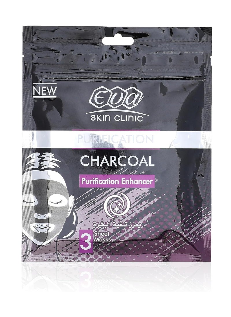 Eva skin clinic charcoal sheet mask 