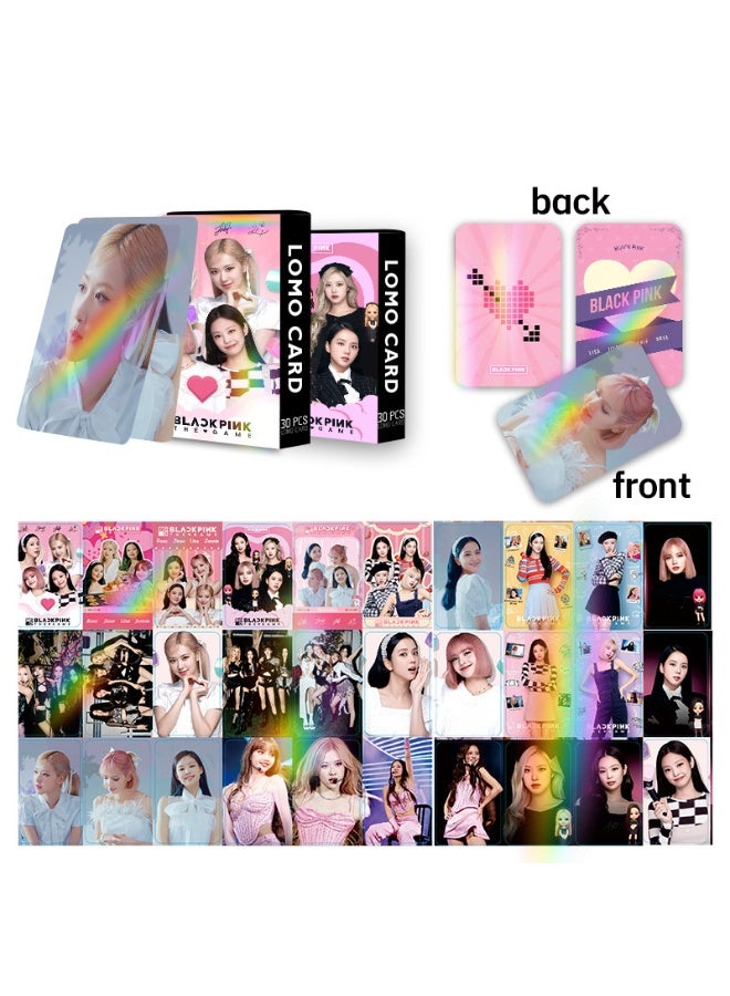 NIBEMINENT 30 Pcs Kpop BLACKPINK Lomo Cards Card For Fans Collection Gifts - Image 3