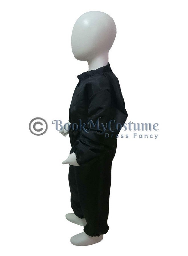 BookMyCostume BookMyCostume Black Jumpsuit Kids Fancy Dress Costume 6-7 years - Image 3