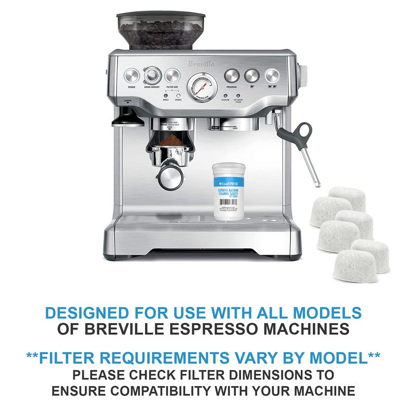 CleanEspresso - Breville Cleaning Kit - 40 Cleaning Tablets and 6 Water Filters for Breville Espresso Machines - 2g Espresso Machine Tablets - Image 3